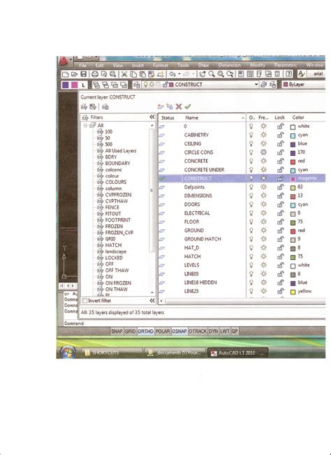 Image result for AutoCAD Layer Control