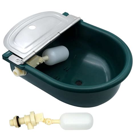 Automatic Waterer Bowl Cattle Water Trough with Float Valve and Drain ...