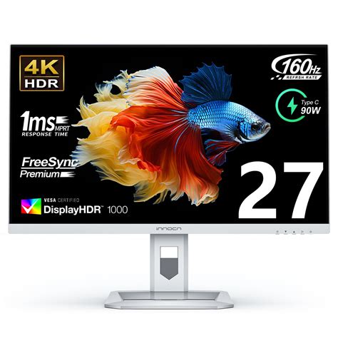 Buy INNOCN 27" 4K Monitor Gaming 160Hz UHD 3840 x 2160p 1ms IPS HDR1000 ...