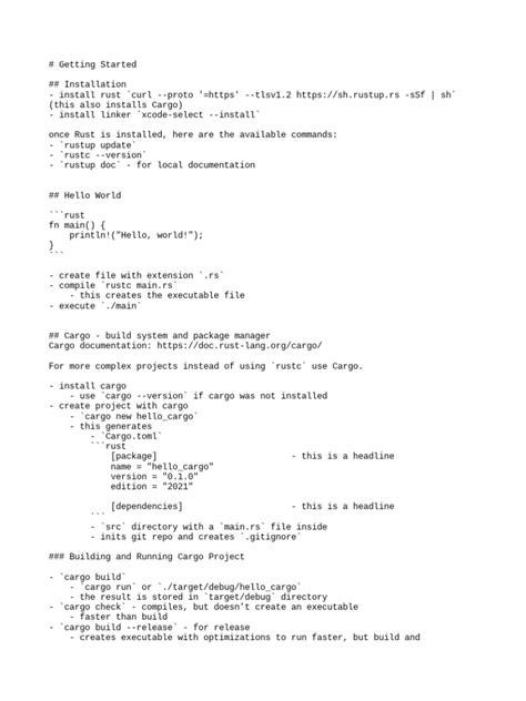 How to Start Rust 的图像结果