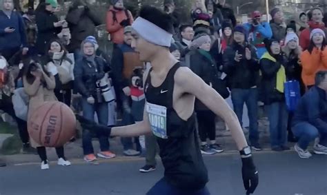 Breaking The World Record For Dribbling A Basketball Off The Court