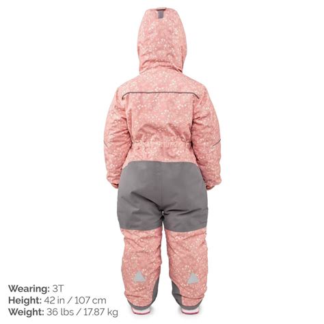 Kids Waterproof Snowsuit | Prairie Flowers for Toddlers | Jan & Jul