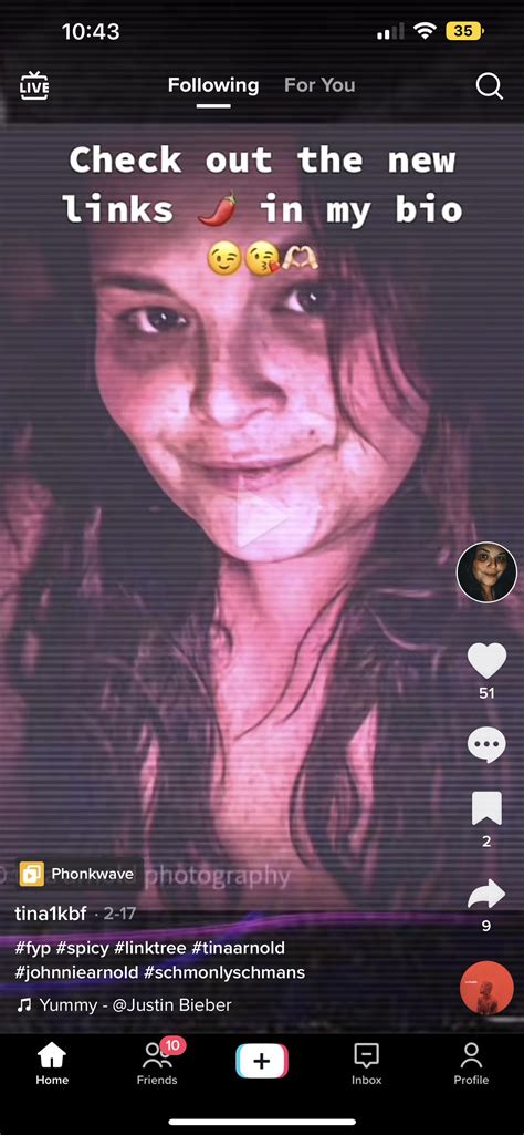 Tina tik tok only fans? There is no link but she posted this. I’m shocked as she’s always seems ...