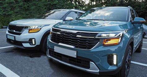 2023 Kia Seltos Facelift Alongside Current Model – What All’s Different ...