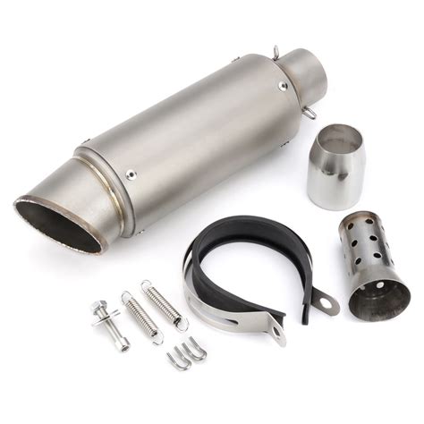 38-51mm Universal Stainless Steel Motorcycle Exhaust Muffler Pipe ATV Bike – Alexnld.com