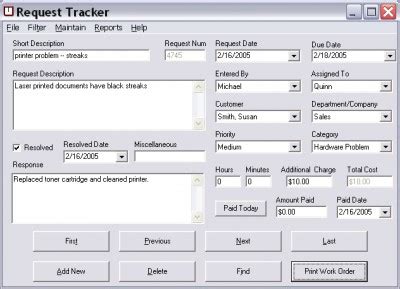Image result for Request Tracker Features