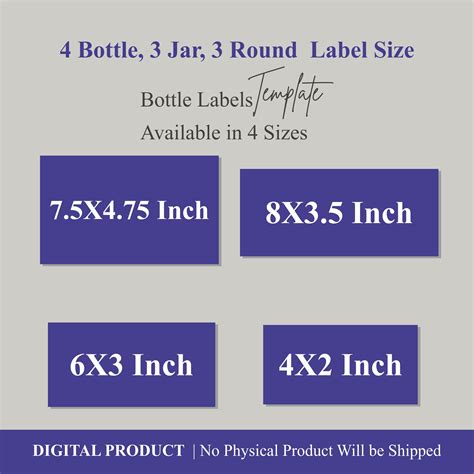 Product Label Template Editable Cosmetic Label Template Skin Care Labe ...