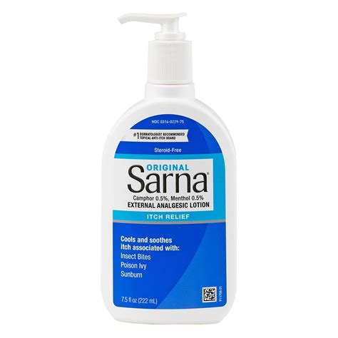 Buy Sarna Original Steroid-Free Anti-Itch Lotion, for Dry Irritated ...