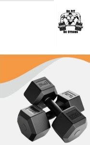 Beefit 10kg Dumbbell Set 1 Pair of Dumbbells best for Home and Gym 10kg ...