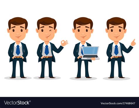Business Man Character Vector 的图像结果