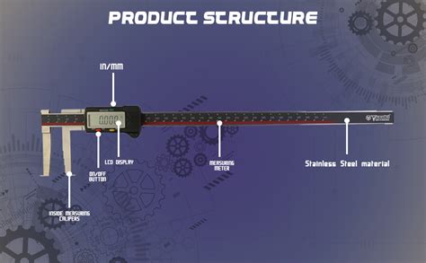 YUZUKI Knife Edge Digital Inside Calipers 14-150mm : Amazon.in ...