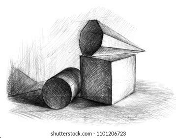 5,596 Still Life Pencil Sketch Images, Stock Photos, 3D objects ...