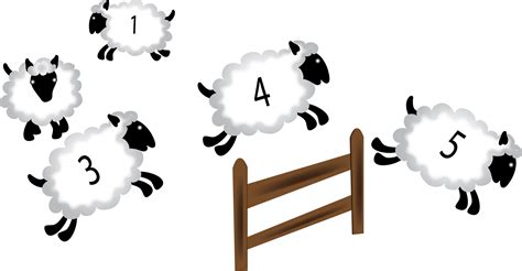 Counting Sheep Clip Art