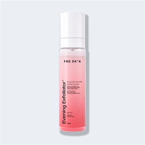 Evening Exfoliator - 5% AHA BHA PHA Toner – FAE BEAUTY