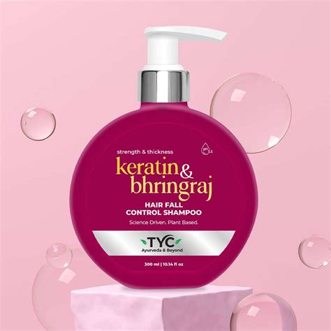 HAIR FALL CONTROL SHAMPOO - Keratin + Bhringraj – Tyc