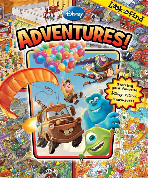 Look and Find Disney Pixar Adventures | Disney books, Pixar, Disney pixar