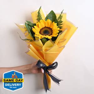 Floweraura Fresh Romantic Fresh Live Radiating Sunshine Sunflower ...