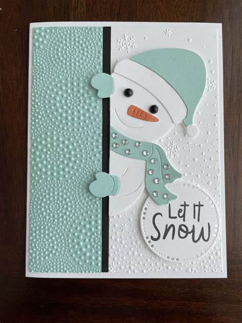 Pin by Marie Laure on carte brodee | Stamped christmas cards ...