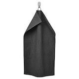 Gulvial hand towel, black, 40x70 cm (16x28") - IKEA