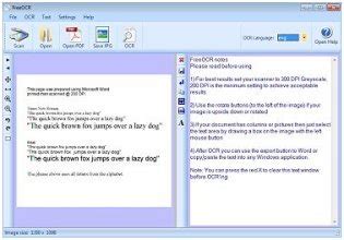 Free OCR Software - Optical Character Recognition and Scanning Software ...