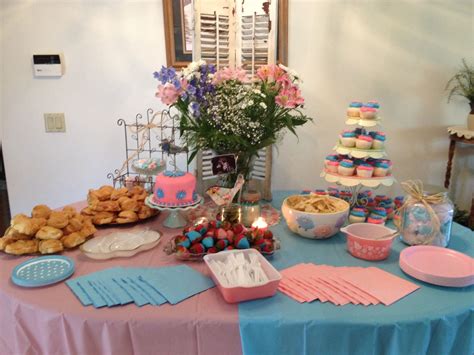 Gender Reveal Party Food and Baby Shower Drinks Ideas | Gender reveal ...