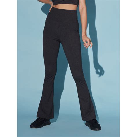 Buy Women High Waist Cotton Side Slit Flared Pants Online