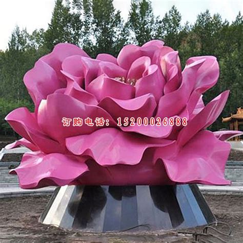 仿真不锈钢花朵雕塑 彩色不锈钢植物雕塑摆件_异形金属定制-站酷ZCOOL