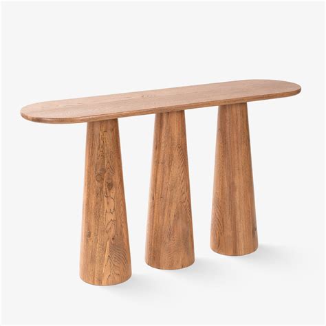 Wooden Console Table with Storage