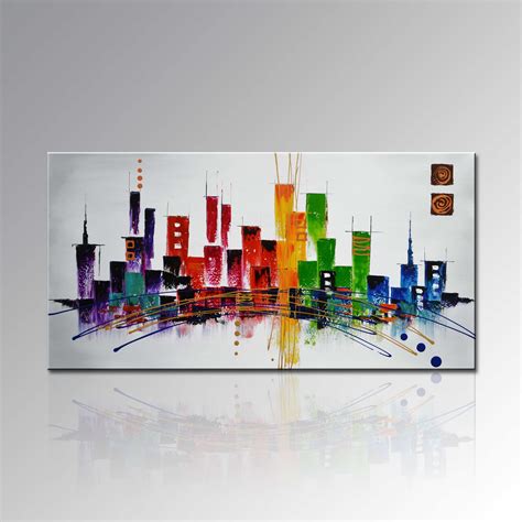 Modern Home Decoration Wall Art Abstract Palette Knife Oil Painting on Canvas (XD1-302) - China ...