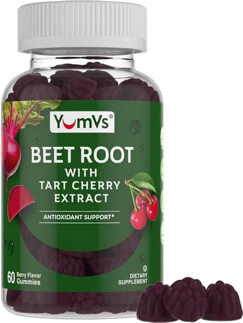 YUM-V’s Beet Root Gummies with Tart Cherry Extract for Blood ...