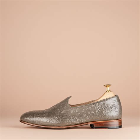 Kosli Floral Gray Jutties – whitemuds