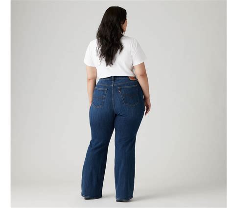 726 High Rise Flare Women's Jeans (plus Size) - Dark Wash | Levi's® US