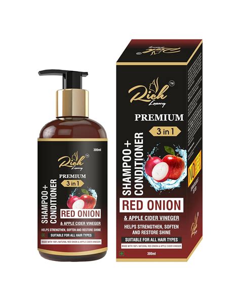 Buy RICH LUXURY PREMIUM ONION + APPLE CIDER VINEGAR + CONDITIONER (3 IN ...