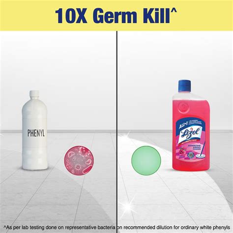 Buy Lizol Floral Disinfectant Surface Cleaner, 1 Litre | 19 Minutes ...