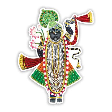 Pichwai Shrinathji Cutouts Mdf Big – Adikala - Craft Store
