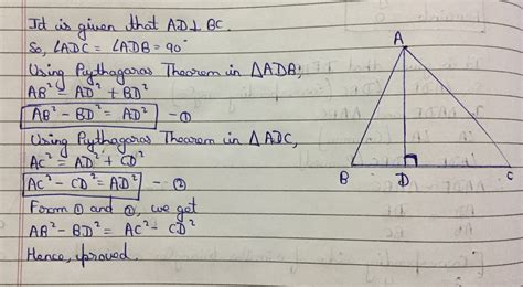 In the adjoining figure seg AD parallel seg BC, B-D-C. Show that AB ...