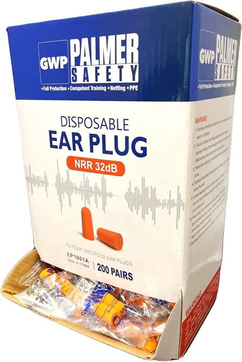 Amazon.com: Quality Foam Ear Plugs 500 Pair - 32 dB Disposable Noise ...