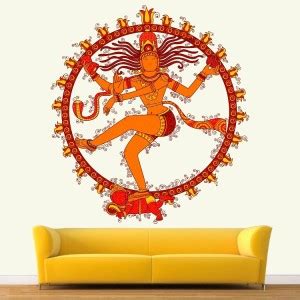 CAVE ART Lord - Shiva - Mahadev - Nataraja - Dancing - Colorful ...
