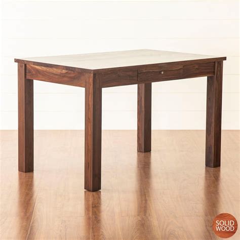 Buy Veda 4-Seater Sheesham Wood Dining Table Without Chair - Brown ...
