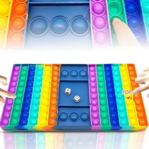 MADDYGROUP pop its Fidget Toys Big|Game Board (with 2 dice) for Two ...