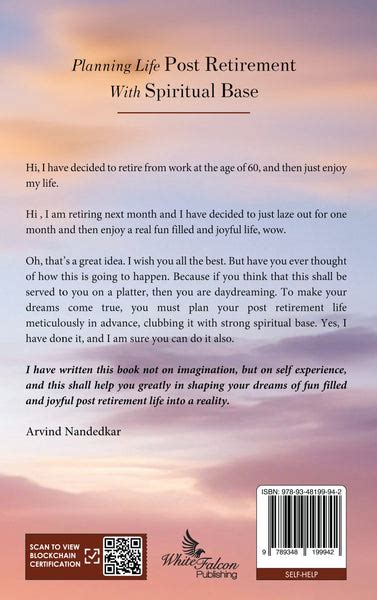 Planning Life Post Retirement With Spiritual Base - Lead a Joyful and ...