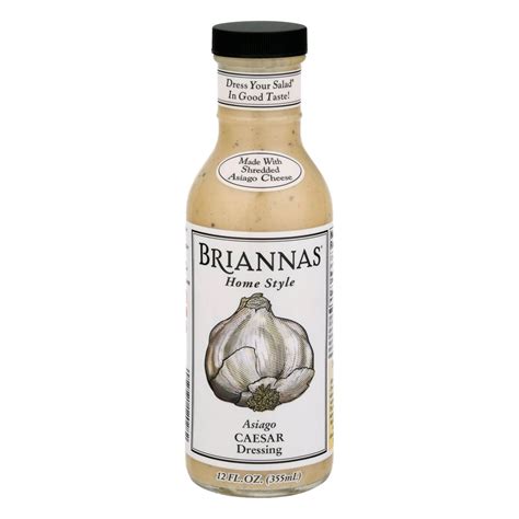 Pack Of 2 Briannas Home Style Asiago Caesar Dressing - 12 oz (Packaging ...