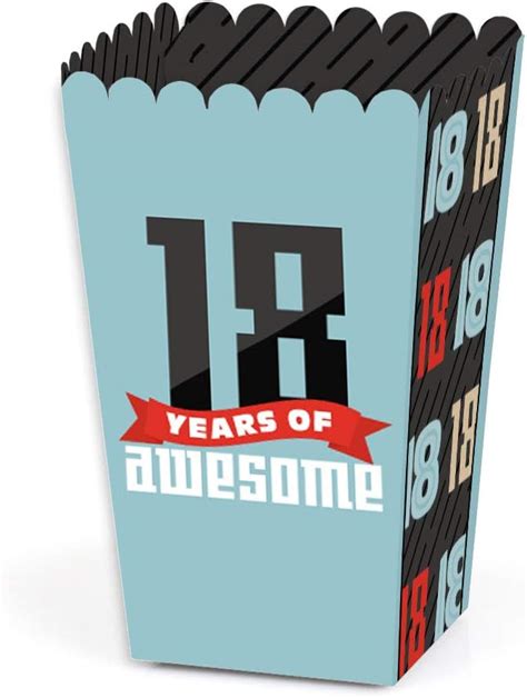 Buy Big Dot of Happiness Boy 18th Birthday - Eighteenth Birthday Party ...