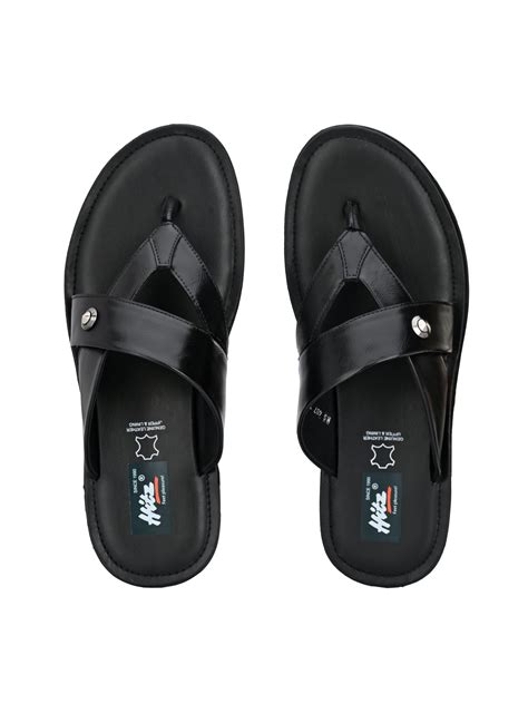 Hitz Men's Black Synthetic Open Toe Slippers – Hitz Shoes Online