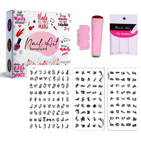 Buy royalkart D.I.Y. Nail Art Combo Kit with TO-0309 2pcs Small Metal ...