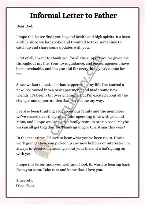 Informal Letter Writing Samples 的图像结果