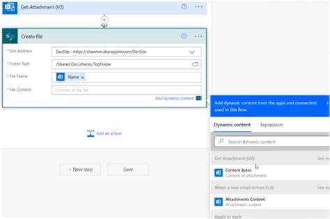 Image result for Power Automate Email Attachment Array