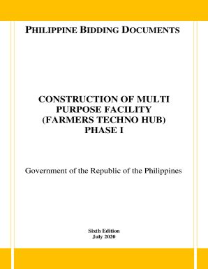 Fillable Online CONSTRUCTION OF MULTI PURPOSE FACILITY (FARMERS ... Fax ...