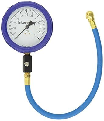 Intercomp (360060) 4" 60 PSI Glow Air Pressure Gauge : Amazon.in: Car ...