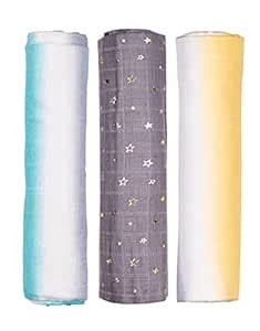 Buy haus & kinder Cotton Muslin Swaddle Wrap for New Born Baby, Tie Dye ...